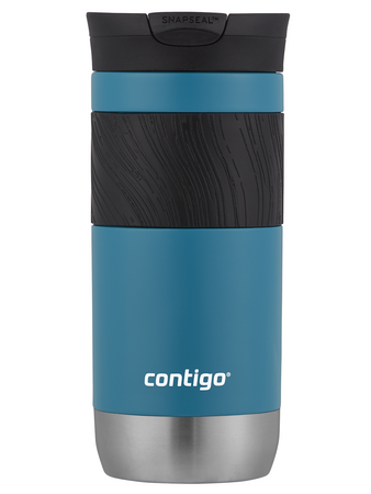 Contigo Byron 2.0 470ml thermal mug with engraving - Matte blue