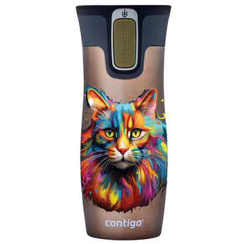 Contigo West Loop 2.0 470 ml thermal mug - Latte - Cat