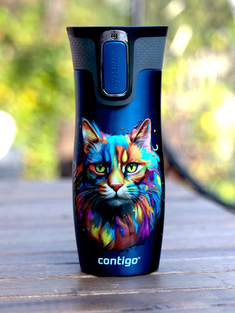 Contigo West Loop 2.0 470ml thermal mug - Navy blue - Cat