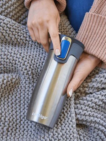 Contigo West Loop 2.0 thermal mug 470ml - Folklore II - Steel 