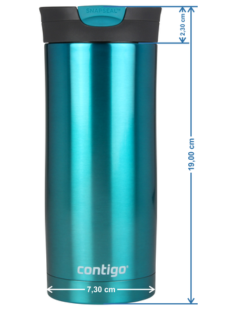 Thermal Mug Contigo Huron 470 ml - Arabesca White - Biscay Bay