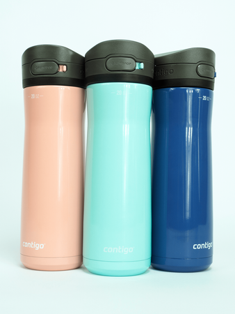 Thermal Water Bottle Contigo Jackson Chill 2.0 590ml Blue Corn