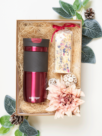 Thermal mug Contigo Byron 470ml  with custom inscription - engraved - Vivaciuous