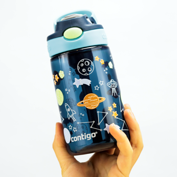 Water bottle / bottle for children Contigo Easy Clean 420ml Blueberry Cosmos