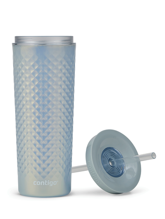 Water mug with straw Contigo AutoClose Tumbler - Macaroon