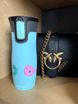 Contigo West Loop 2.0 470ml thermal mug - Blue Mat - Bird love 