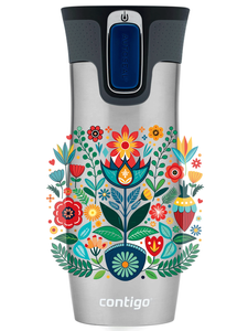 Contigo Mug thermique West Loop 2.0 470ml - Folklore II - Acier