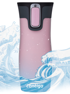 Contigo Tasse thermique West Loop 2.0 470ml - Summer Waves - Pink Matte