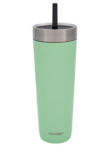 Mug thermique avec paille Luxe Tumbler 720ml - Cucumber