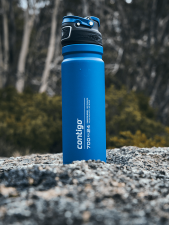 Contigo Free Flow Mouthpiece Thermos 700ml - Bleu - Avec votre gravure