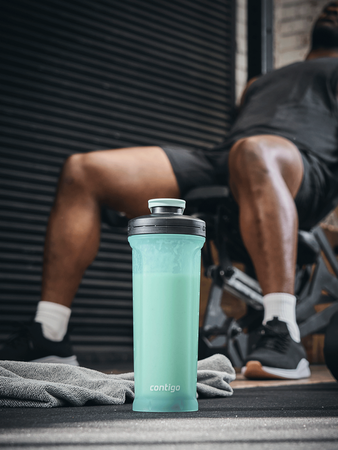 Contigo Shake&Go 2.0 shaker de protéines/nutrition 820 ml - bleu