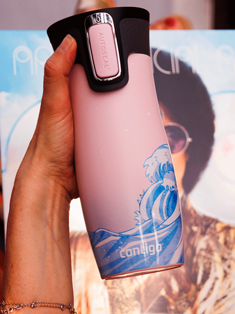 Contigo Tasse thermique West Loop 2.0 470ml - Summer Waves - Pink Matte 