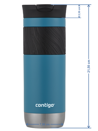 Mug isotherme Contigo Byron 2.0 590ml - Bleu Mat