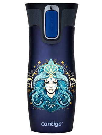 Mug isotherme Contigo West Loop 2.0 470ml - Bleu mat - Queen of the ocean