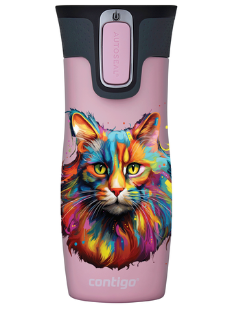 Mug isotherme Contigo West Loop 2.0 470ml - Rose mat - Cat