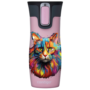 Mug isotherme Contigo West Loop 2.0 470ml - Rose mat - Cat