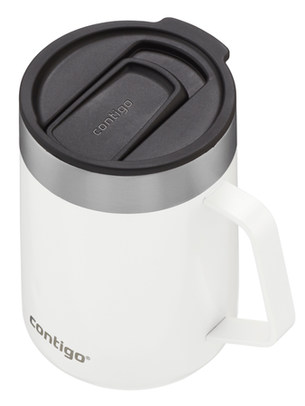 Mug isotherme avec poignée Contigo Streeterville 420 ml - Blanc