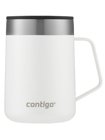 Mug isotherme avec poignée Contigo Streeterville 420 ml - Blanc