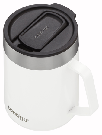 Mug isotherme avec poignée Contigo Streeterville 420 ml - Blanc