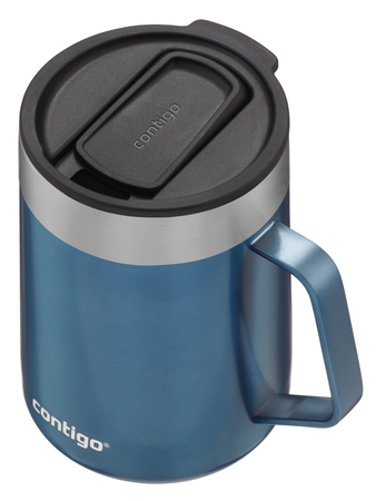 Mug isotherme avec poignée Contigo Streeterville 420 ml - Bleu