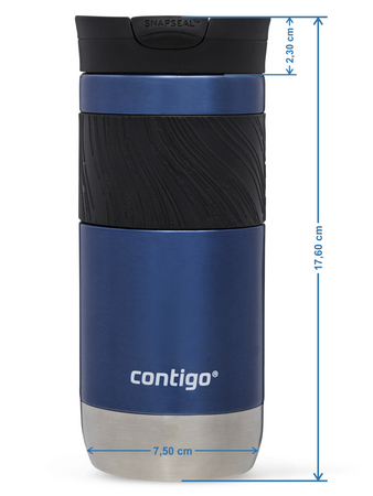 Mug thermique Contigo Byron 2.0 470ml avec gravure - Bleu