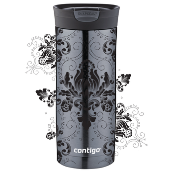 Mug thermique Contigo Huron 470 ml - Arabesca Black - Gunnmetal