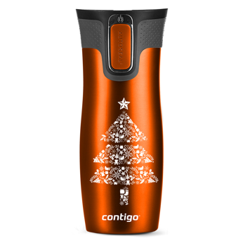 Mug thermique Contigo West Loop 2.0 470 ml - Sapin de Noël