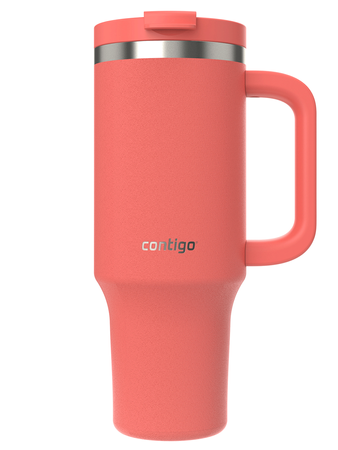 Becher mit Thermalwasser mit Gravur Streeterville Tumbler 1200 ml - Coral