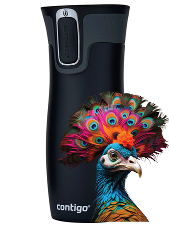 Contigo West Loop 2.0 Thermobecher 470ml - Peacock Eye