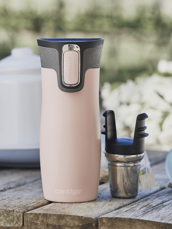 Contigo West Loop 2.0 Thermobecher 470ml - Rosa matt- Frieden