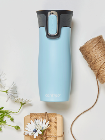 Contigo West Loop 2.0 Thermobecher mit Gravur 470 ml - Blau