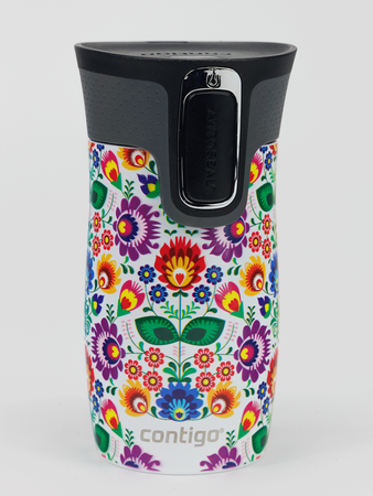 Contigo West Loop Mini 300ml Thermobecher - Folklore - Weiß Metallic