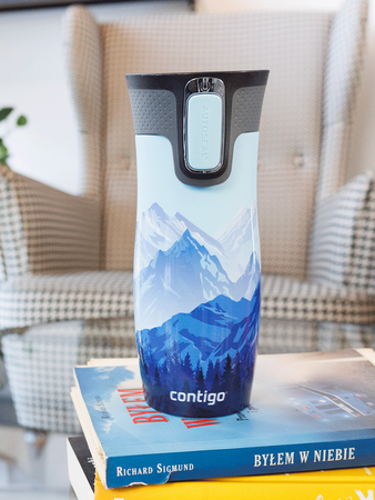 Thermobecher Contigo West Loop 2.0 470ml- "Berge an einem Tag"