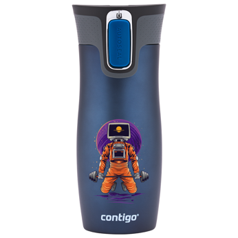 Thermobecher Contigo West Loop Astro Power 470 ml - Monaco blue