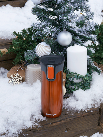 Thermobecher mit gravur Contigo West Loop 2.0 - Orangefarben