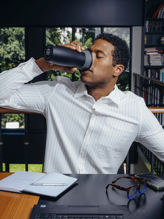 Termo cafe Contigo West Loop 2.0 470 ml - Negro Mate