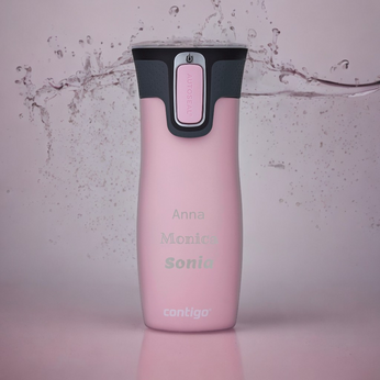 Thermobecher mit gravur  Contigo West Loop 2.0 470ml - Pink Matte