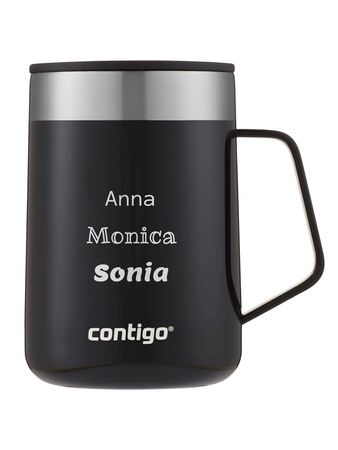 Taza térmica con grabado Contigo Streeterville 420 ml - Negro