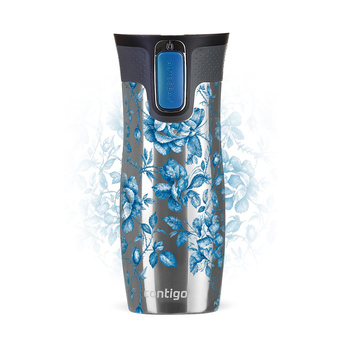 Thermal Mug Contigo West Loop 470 ml - Matte Black - Cat Eyes