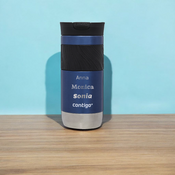 Taza térmica Contigo Byron 2.0 470ml con grabado - Azul