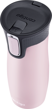 Contigo West Loop 2.0 470ml Thermalbecher - Rosa Matte - Vogelliebe