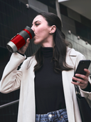 Tasse personnalisée thermiqnue Contigo Byron 470ml - Rouge