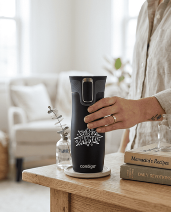 Thermobecher Contigo West Loop 470 ml schwarz - Super Mama