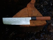 Aka Tori Damaszener-Nakiri-Gemüsemesser 7" mit Gravur - Tokyo Hammer