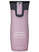 Thermal mug Contigo West Loop 2.0 with custom inscription-engraved - Millenial pink