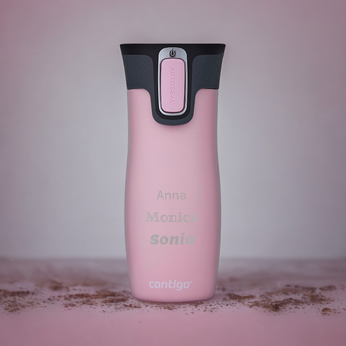 Thermobecher mit gravur  Contigo West Loop 2.0 470ml - Pink Matte