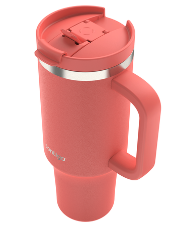 Mug thermique avec paille Contigo Streeterville Tumbler 1200 ml - Coral