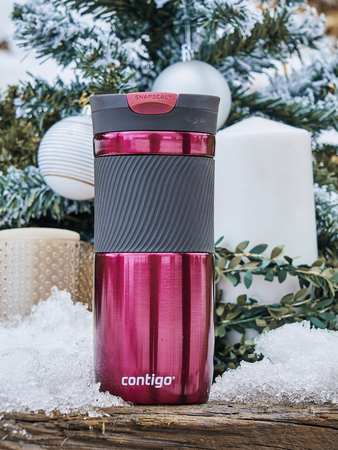 Thermal mug Contigo Byron 470ml  with custom inscription - engraved - Vivaciuous