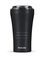 Ceramic-coated thermal Coffee Mug Dr.Bacty  Apollo 2.0 360 ml - Black Matt