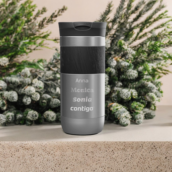 Contigo Byron 2.0 470ml Thermobecher mit Gravur - Stainless Steel